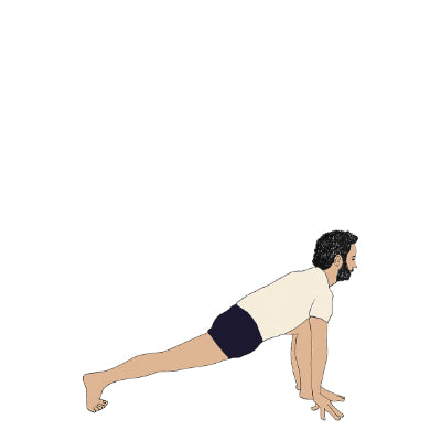 Anjaneyasana hands on floor