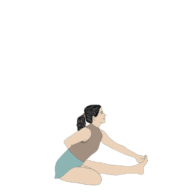 Ardha Baddha Padma Paschimottanasana concave