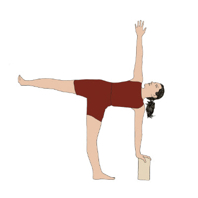 Ardha Chandrasana with block