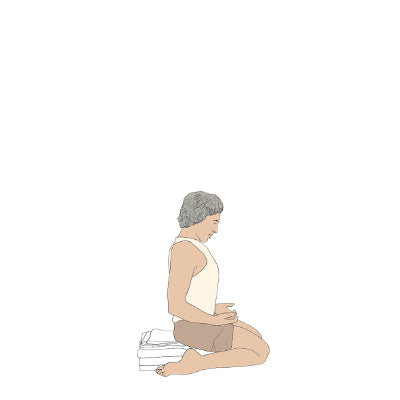 Virasana supported