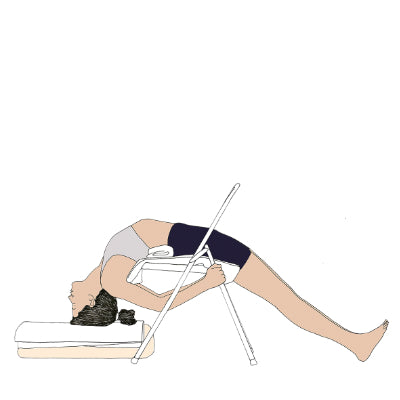 Viparita Dandasana supported