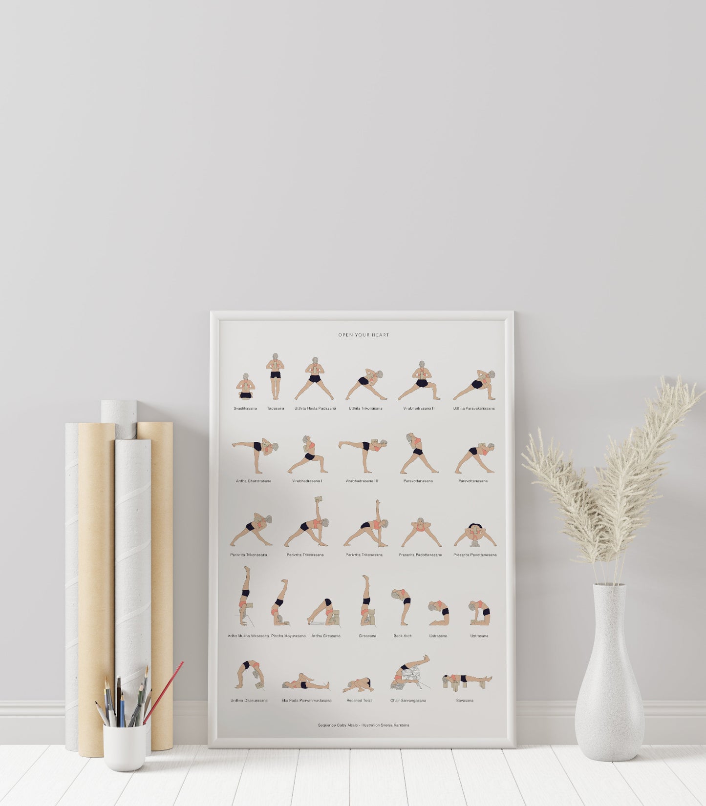 Svejar Poster - Open Your Heart Mockup