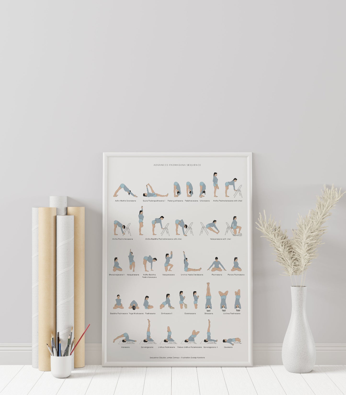 Svejar Poster - Padmasana Sequence