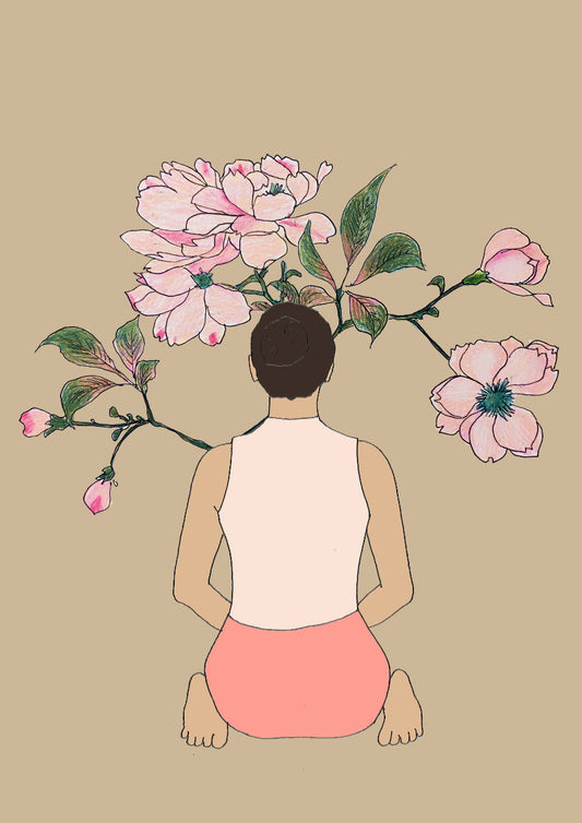 Svejar Yoga Art - Cards - Virasana