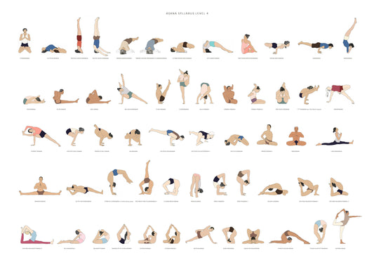 Sevjar Yoga Poster - Asana Syllabus Level 4
