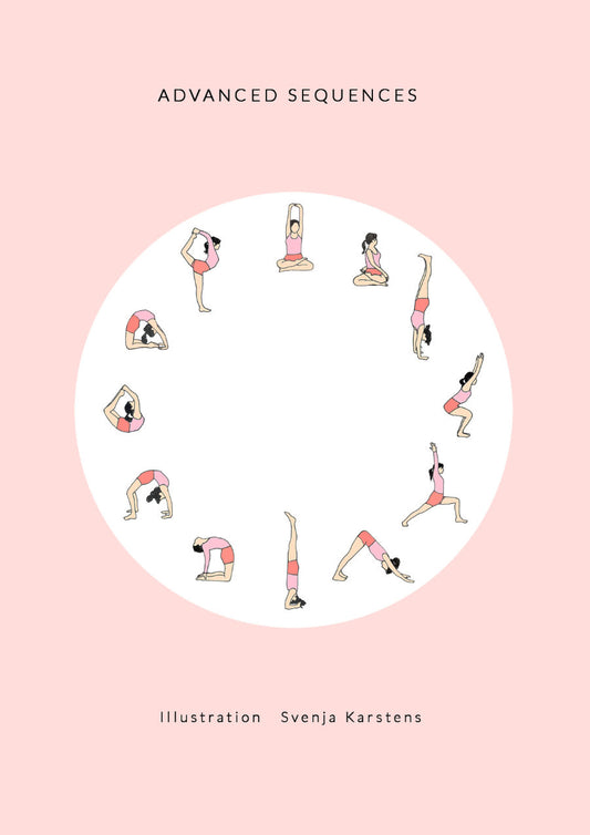 Svejar Yoga Illustrations - Advanced Sequences I