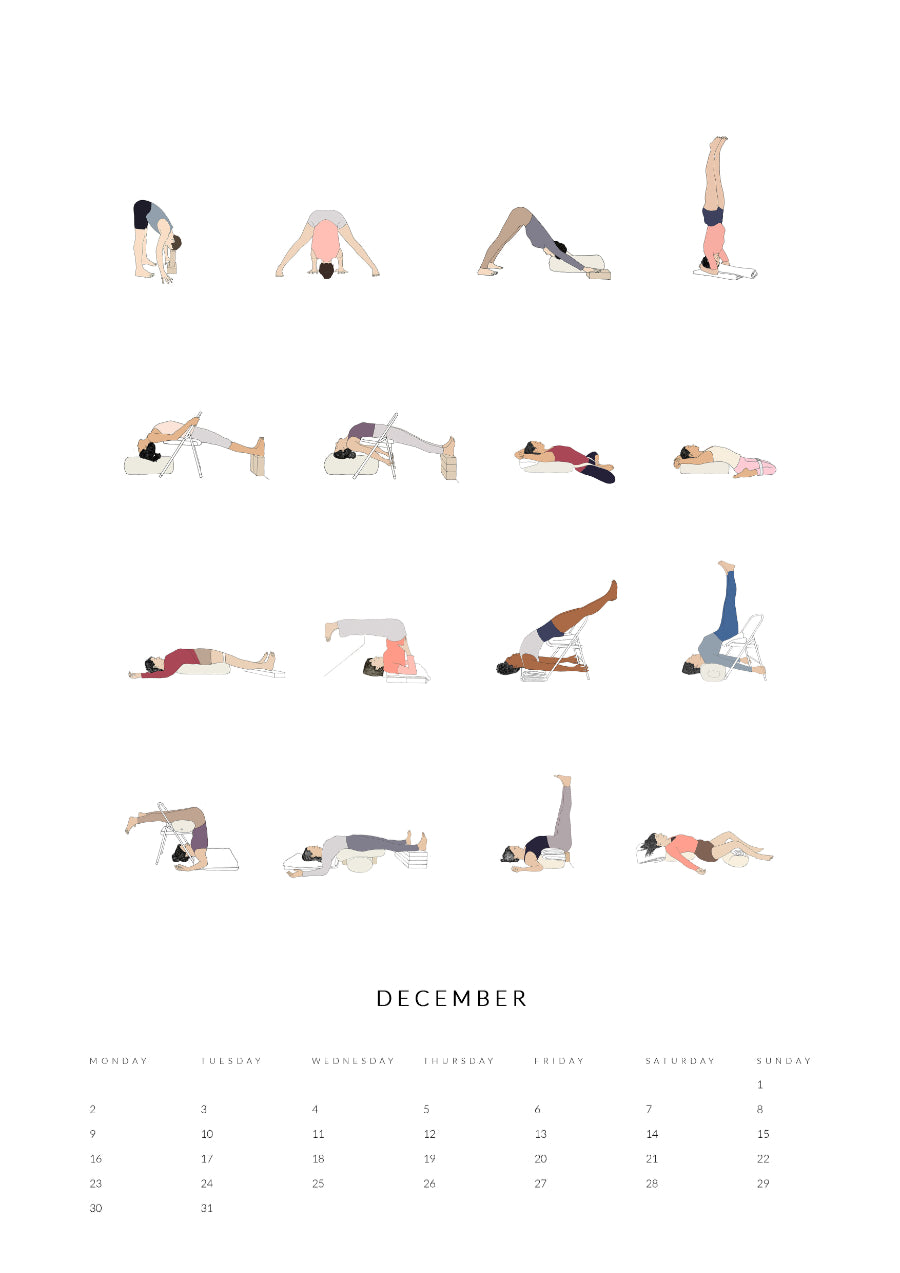 Yoga Sequence Calendar 2024