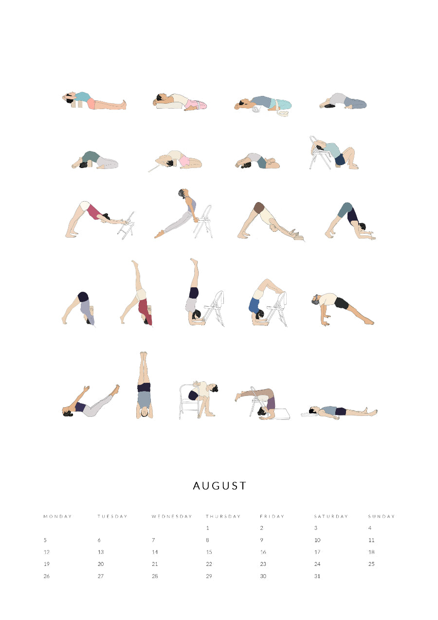 Amazon.com: Flow Yoga Poster: Wall chart for Stretching and Exercise:  Instructional poster for yoga workout, a flow chart of yoga postures,  transitions & sequences. Intermediate poses. Easy to follow. : Sports &