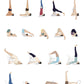 Svejar Yoga Poster - Sarvangasana Variations