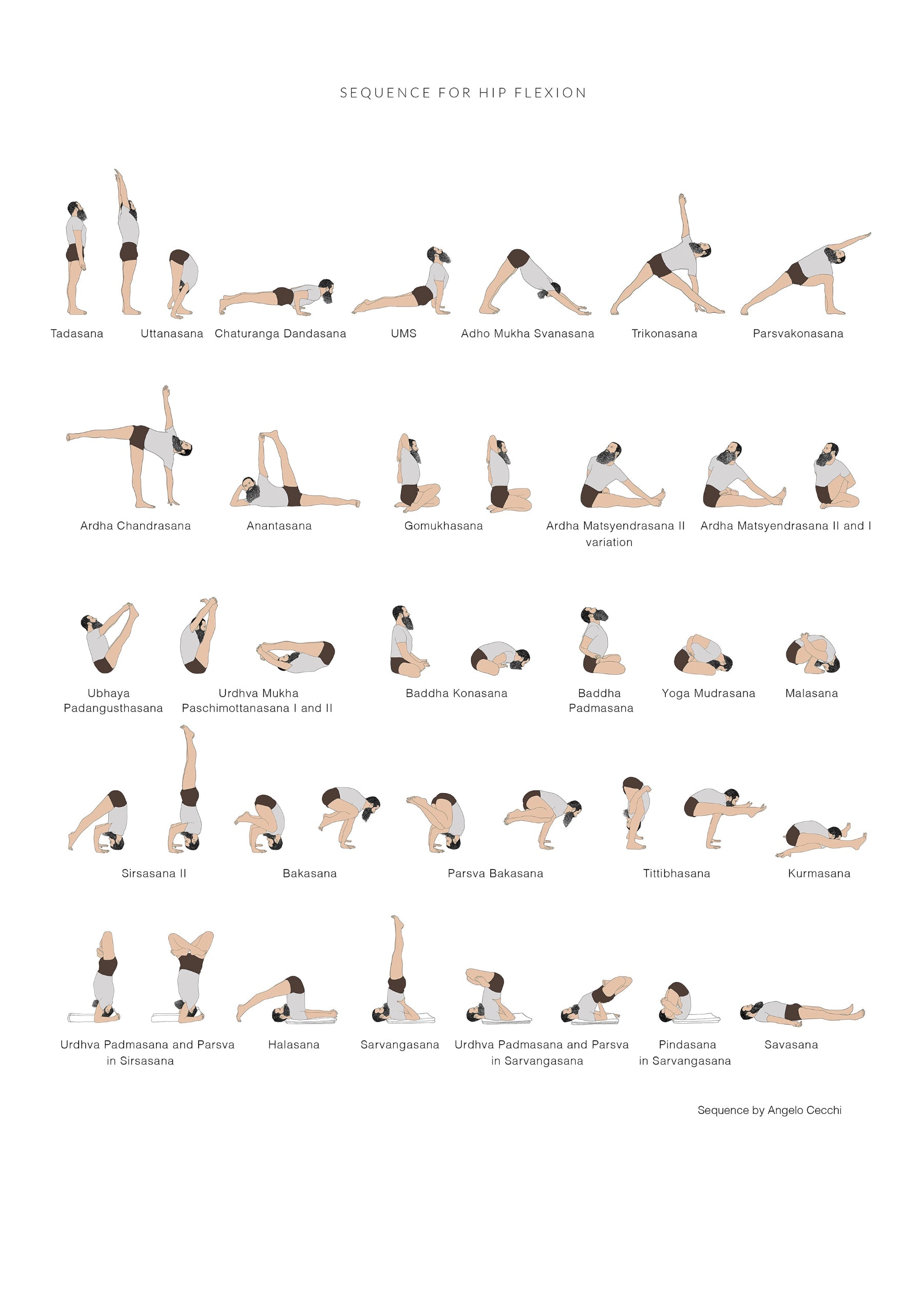 Svejar Sequnce Collection ebook - sequence for hip flexion