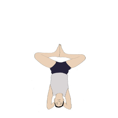 Sirsasana Baddha Konasana