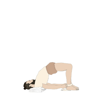 Chatushpadasana with belt