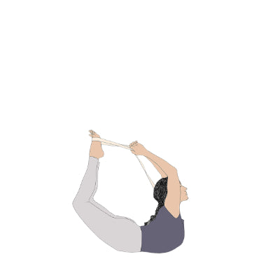 Padangustha Dhanurasana with belt