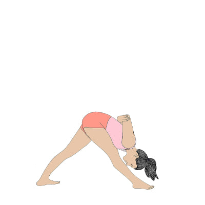 Parsvottanasana holding elbows