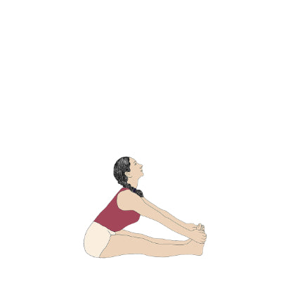 Paschimottanasana concave