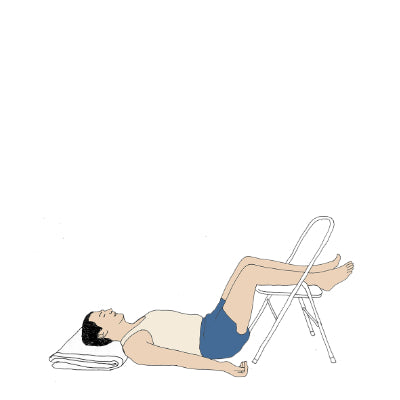 Savasana with chair