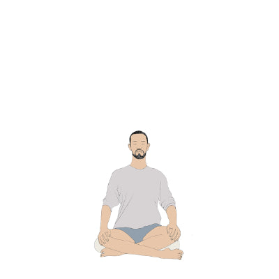 Svastikasana – Svejar Yoga Illustrations