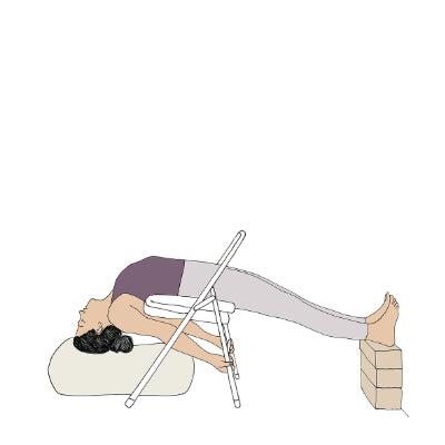 Viparita Dandasana supported