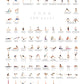 Yoga Asana Poster – 108 Poses