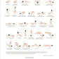 Yoga sequence chart for diabetes with corresponding calendar layout for December.