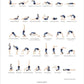 Yoga sequence chart for diabetes with corresponding calendar layout for January.