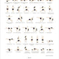 Yoga sequence chart for diabetes with corresponding calendar layout for May.