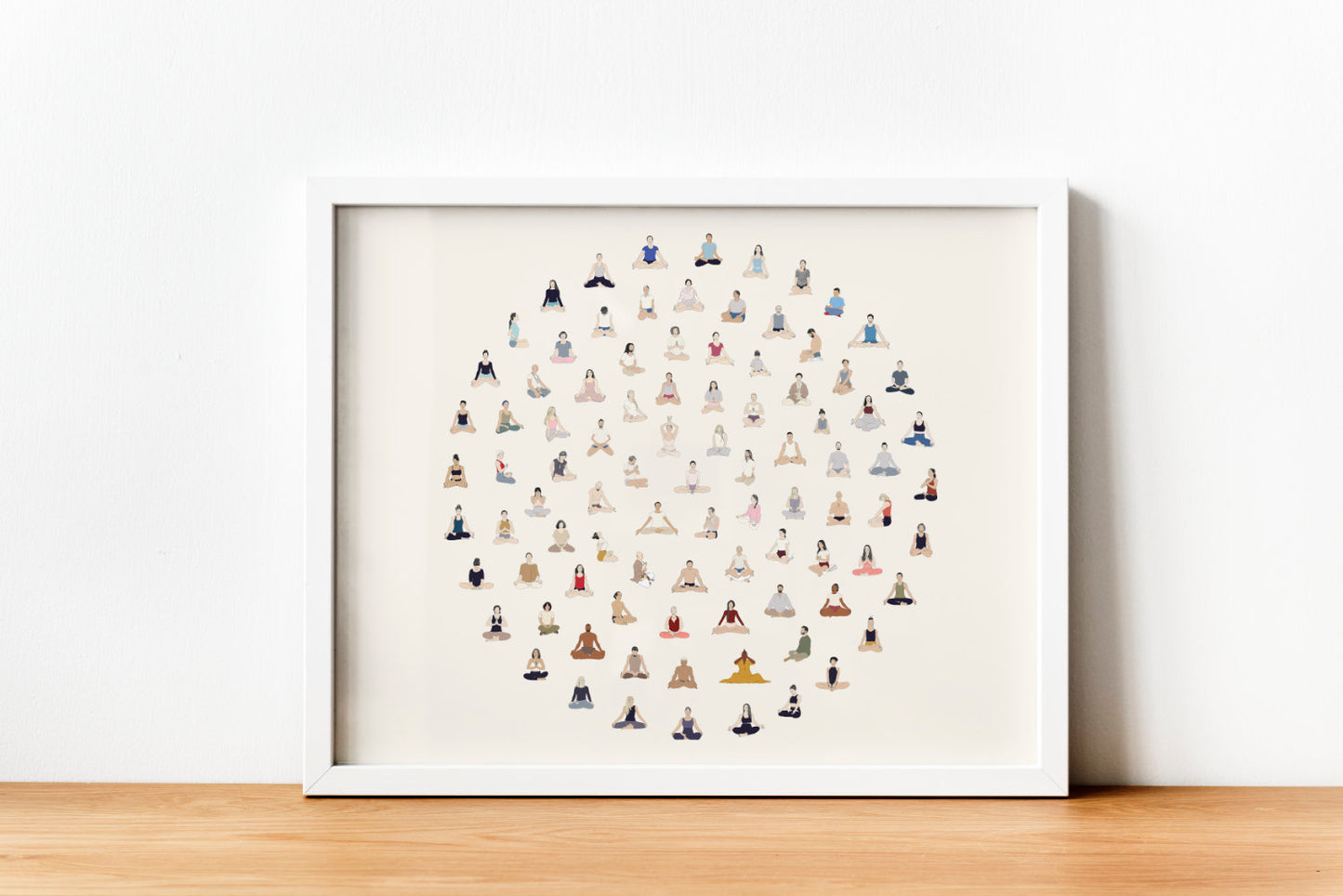 Svejar Yoga Poster Padmasana - Decision Tree - Mockup Vertical