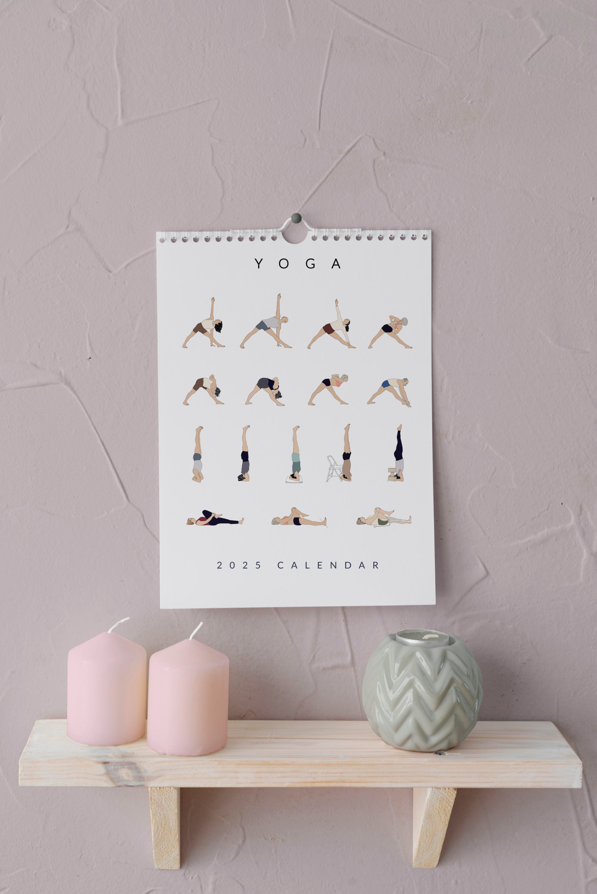 Svejar Yoga Calendar 2025 - Edition Two - Mockup