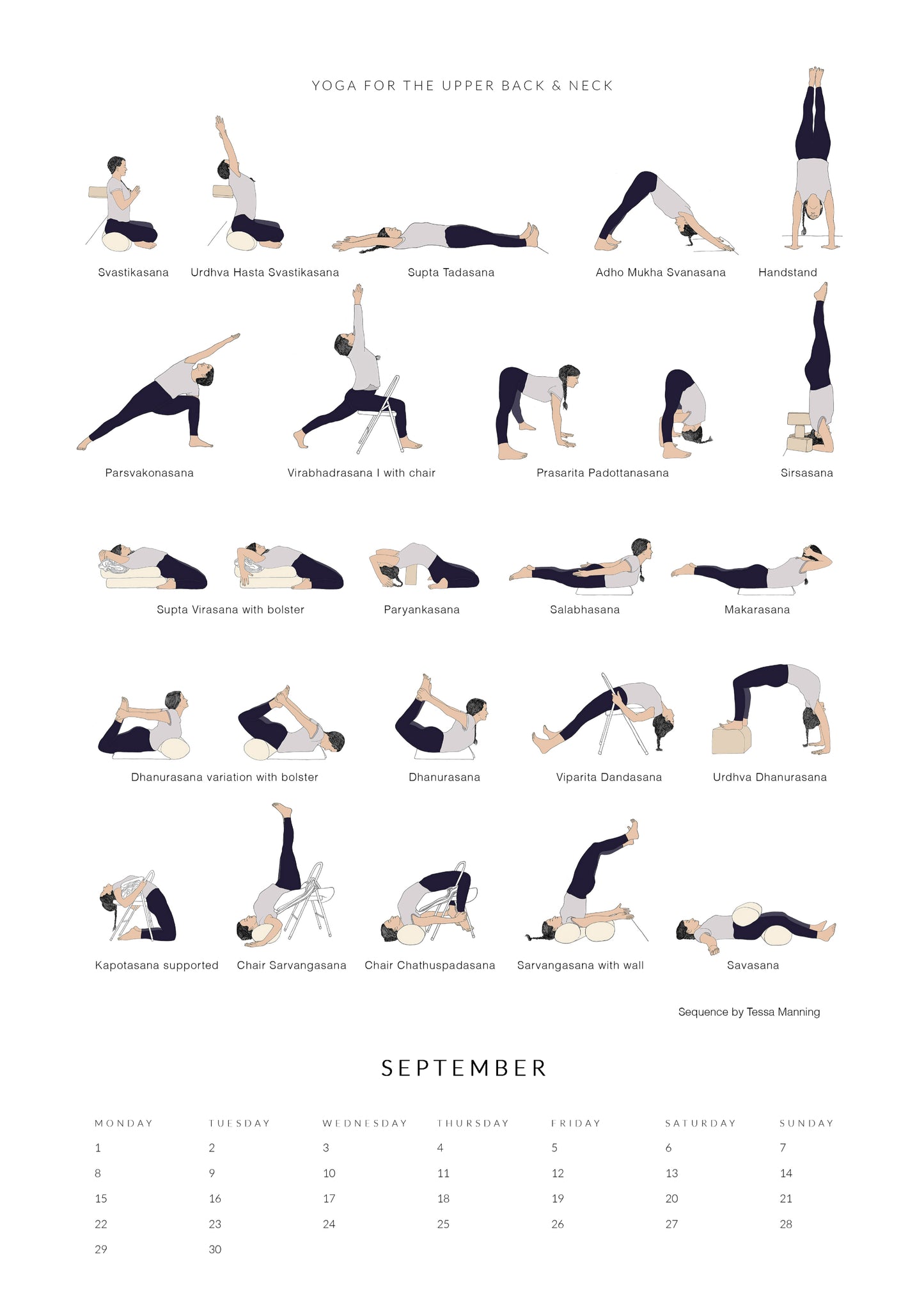 Svejar Yoga Calendar 2025 - Edition Two - September