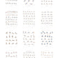 Yoga 2027 calendar overview with illustrations of various yoga poses on a white background.