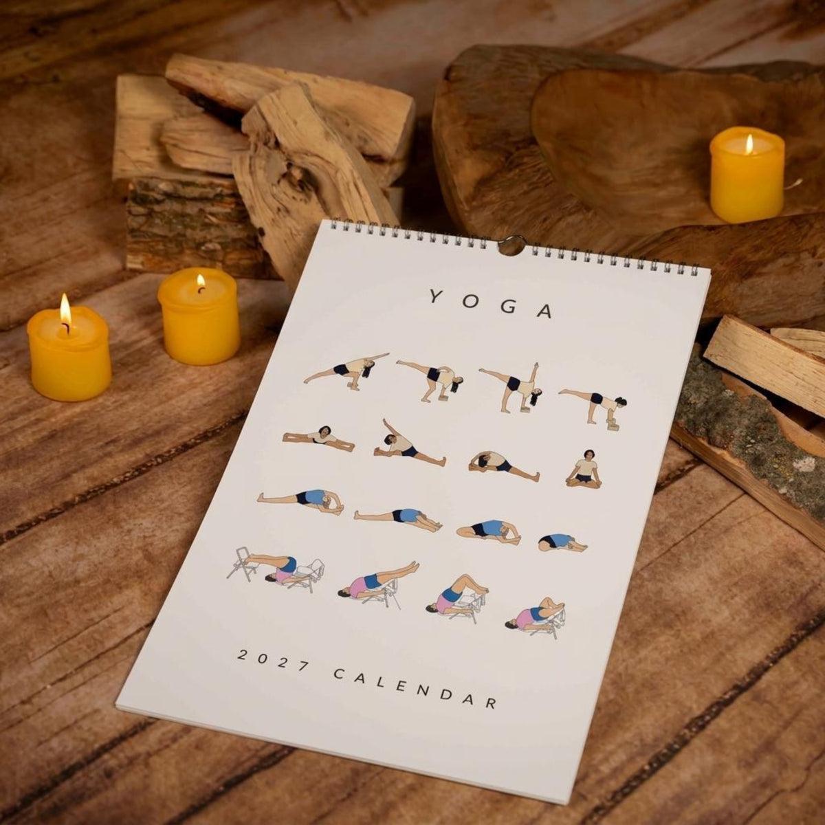 Svejar Yoga Calendar 2027 mockup 