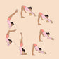 Svejar Yoga Art - Card - Circle Sayanasana