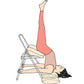 Svejar Yoga Art - Cards - Chair Sarvangasana