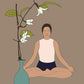 Svejar Yoga Art - Cards - Siddhasana