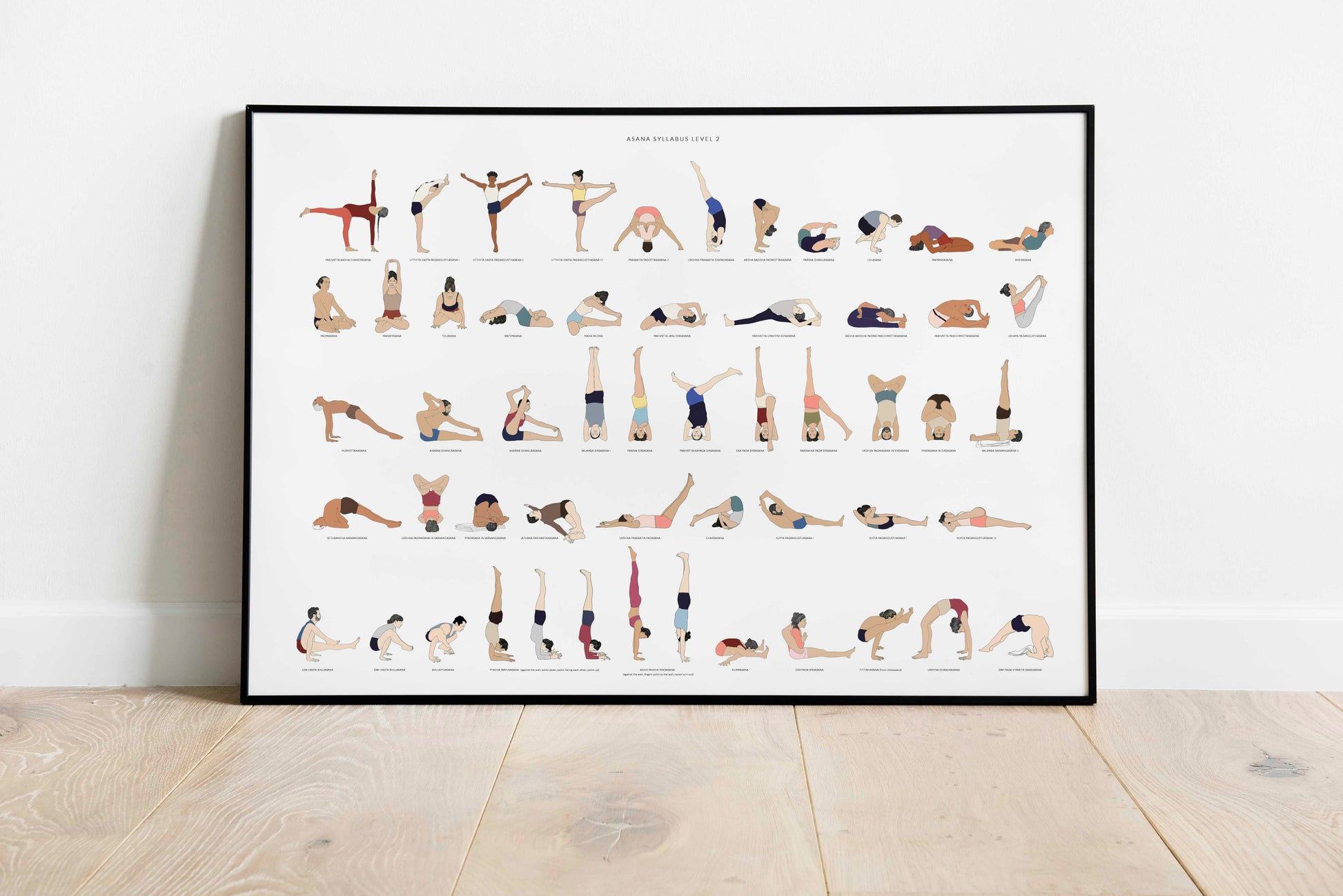 Sevjar Yoga Poster - Asana Syllabus Level 2 Mockup