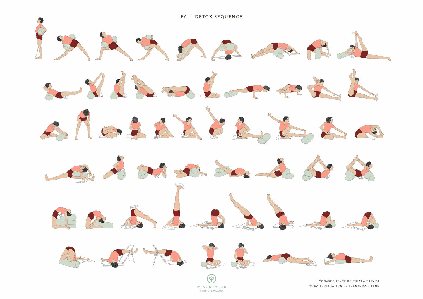 Svejar Yoga Poster - Fall Detox Sequence