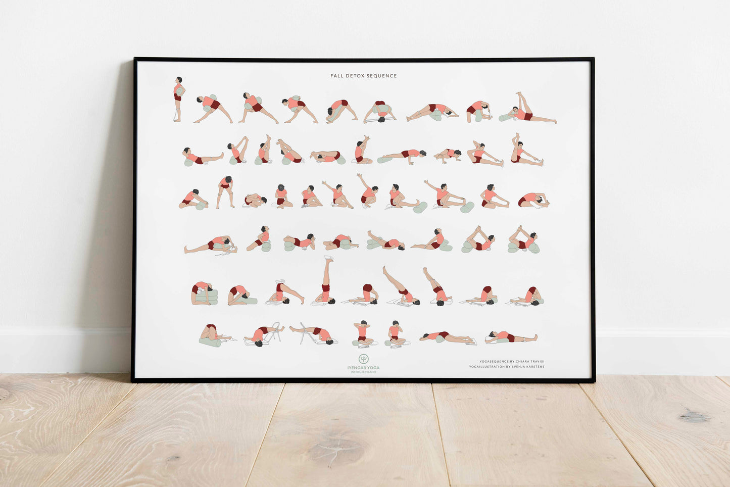 Svejar Yoga Poster - Fall Detox Sequence Mockup