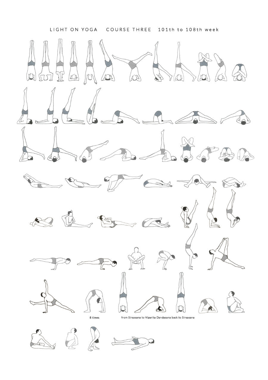 Light on Yoga Yoga Sequence - 101th to 108th Week