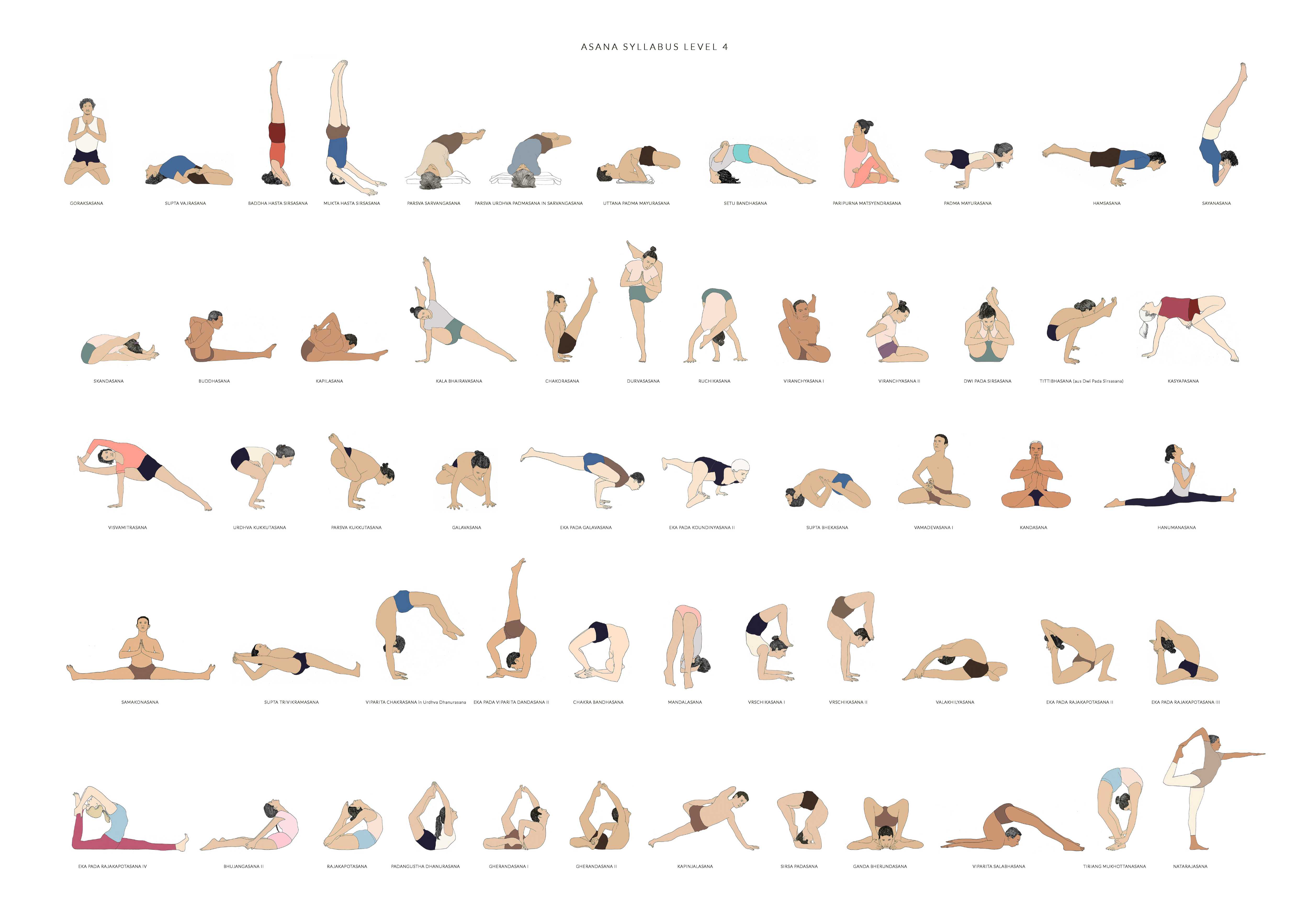 Cheat sheets for the Ashtanga yoga series (PDF) - AshtangaYoga.info