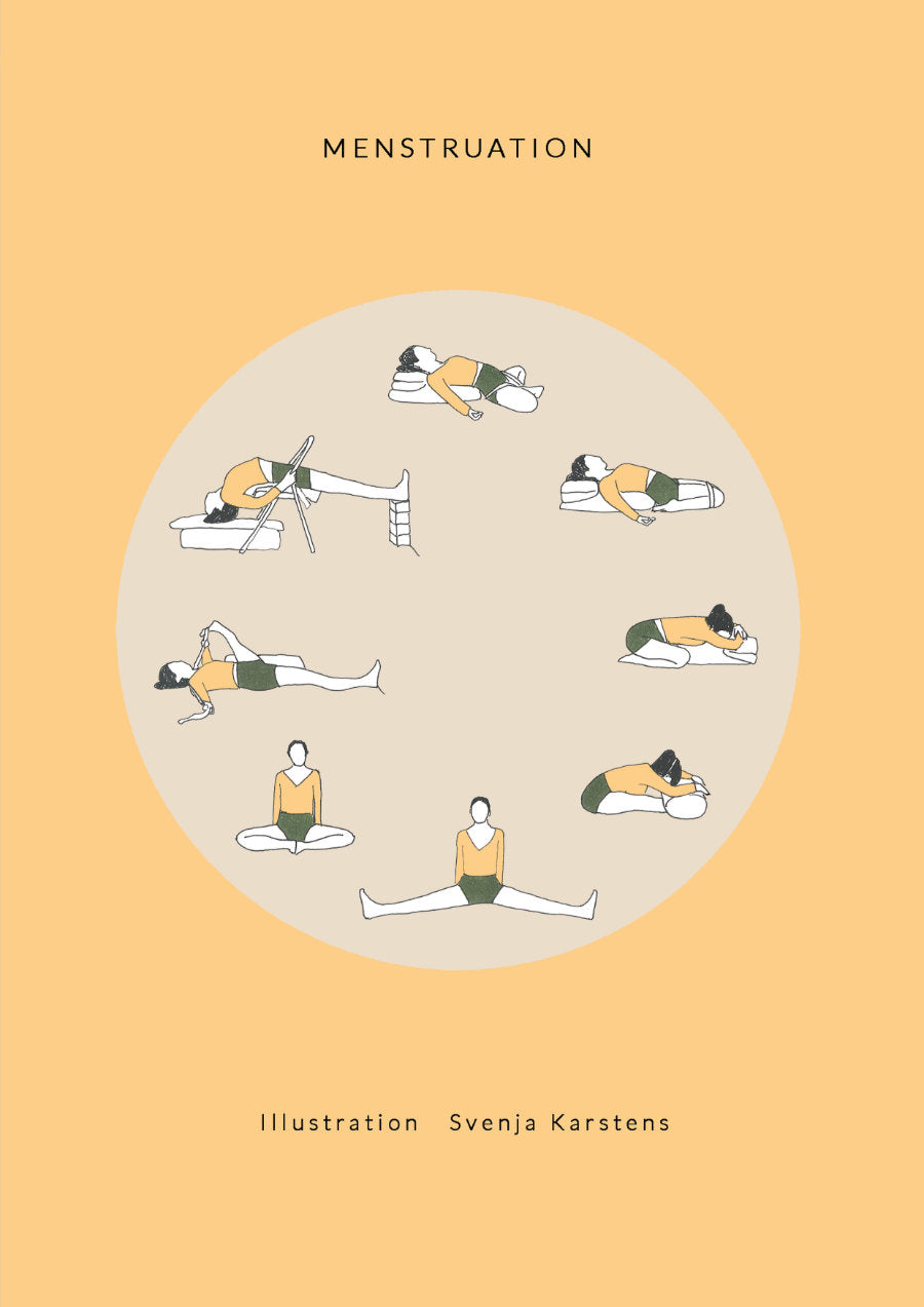 Svejar Yoga Illustrations - Menstruation Sequences