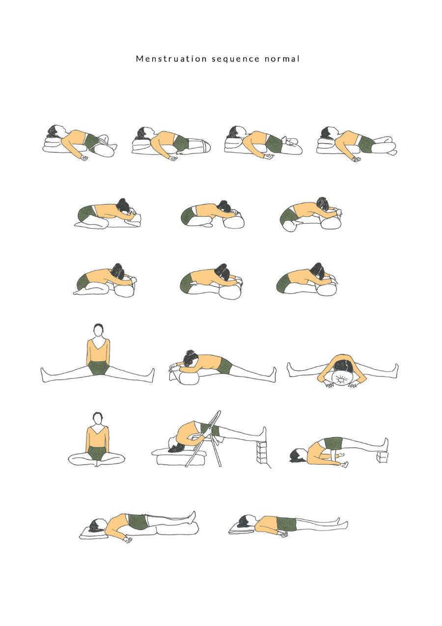 Therapeutic Yoga Sequence - Menstruation sequence normal