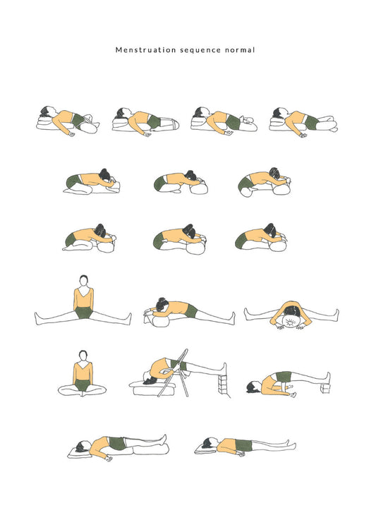 Therapeutic Yoga Sequence - Menstruation sequence normal