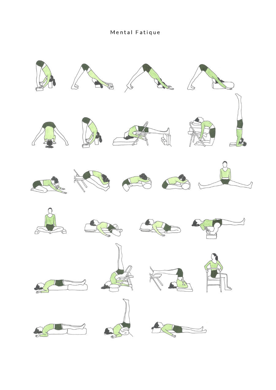 Therapeutic Yoga Sequence - Mental Fatique