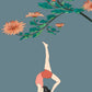 Svejar Yoga Art - Poster - Kapotasana green tree 2