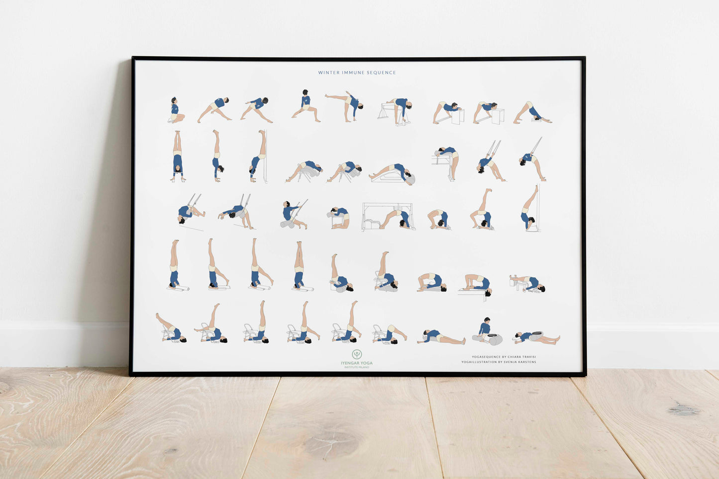 Svejar Yoga Poster - Winter Immune Sequence Mockup