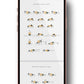 Svejar Yoga Illustrations - Menstruation Sequence - Mockup iPhone